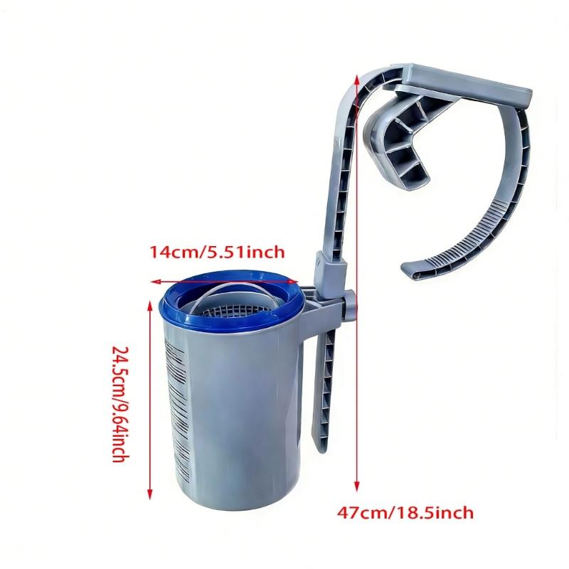 Floating Pool Top Collector With Variable Support For Built In Pools