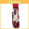 Elegantes ärmelloses Maxikleid mit Blumenprint 2019 für Damen in Übergröße Baumwollmischung