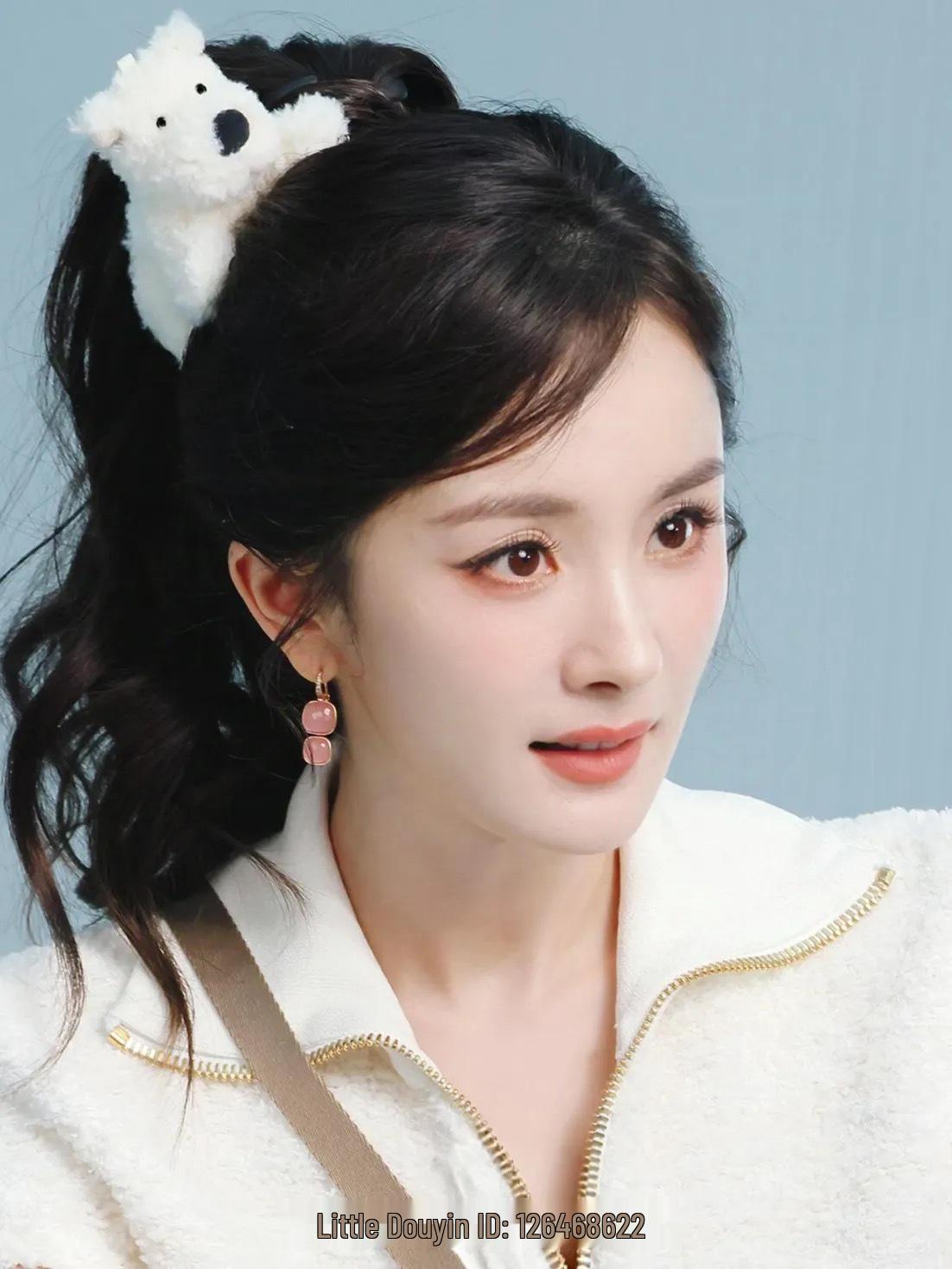 

Yang Mi-Style West Highland Puppy Plush Hair Clip - Cute Cartoon Hairpin Accessory West Highland Hair Clip белый