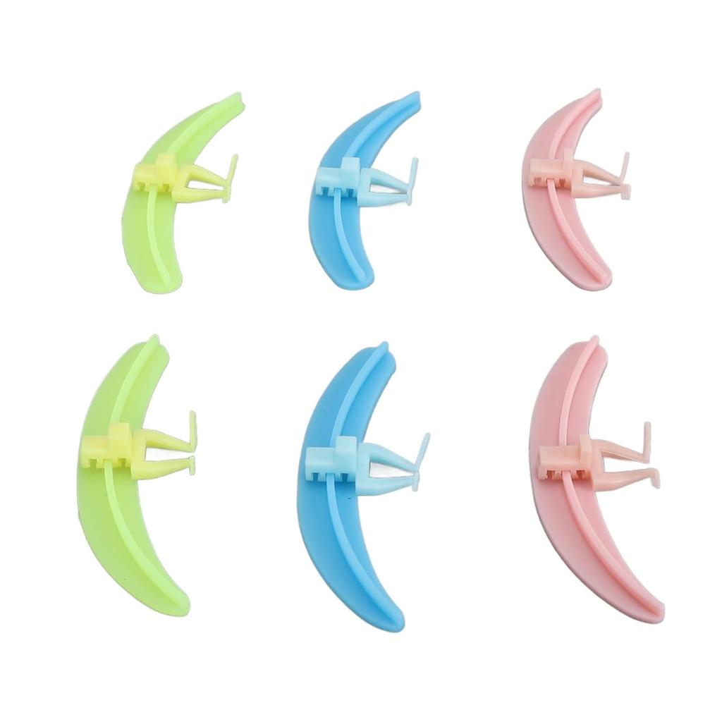 Eyelash Tools Set, 6 Pcs Silicone Lash Separator Rod Tools, 3 Colors Silicone Eyelash Pads, Eyelash Perming Curler Kit for Extension Makeup Beauty