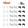 10set Recoil Starter Pawl Dog Spring Washer Kit for Sthil 017 018 MS170 MS180 MS260 MS270 MS290 MS310 MS340 MS360 MS390