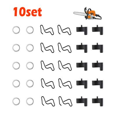 10set Recoil Starter Pawl Dog Spring Washer Kit for Sthil 017 018 MS170 MS180 MS260 MS270 MS290 MS310 MS340 MS360 MS390