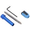 Hex Shank Screwdriver Bit Holder Alloy Steel Dual Sided Driver Bit Limit Stop L Wrench Set for