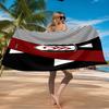 Fulham Crest Design Beach Towel Microfiber Beach Towel, Lightweight and Quick-Dry, for Summer Travel, Swimming Pool Fan Birthday Gift
