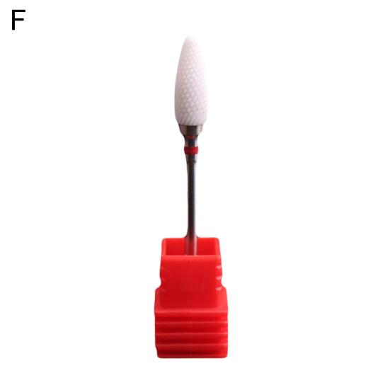 Ceramic Grinding Head Nail Art Drill Bit Polish Cuticle Manicure Machine Cutter