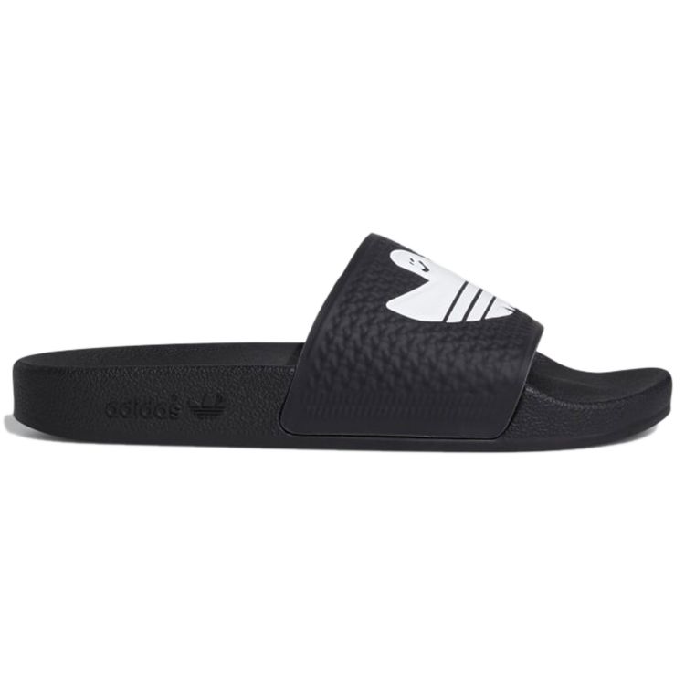 adidas Shmoofoil Slides Black White Unisex Sneakers Core-Black Cloud-White FY6849