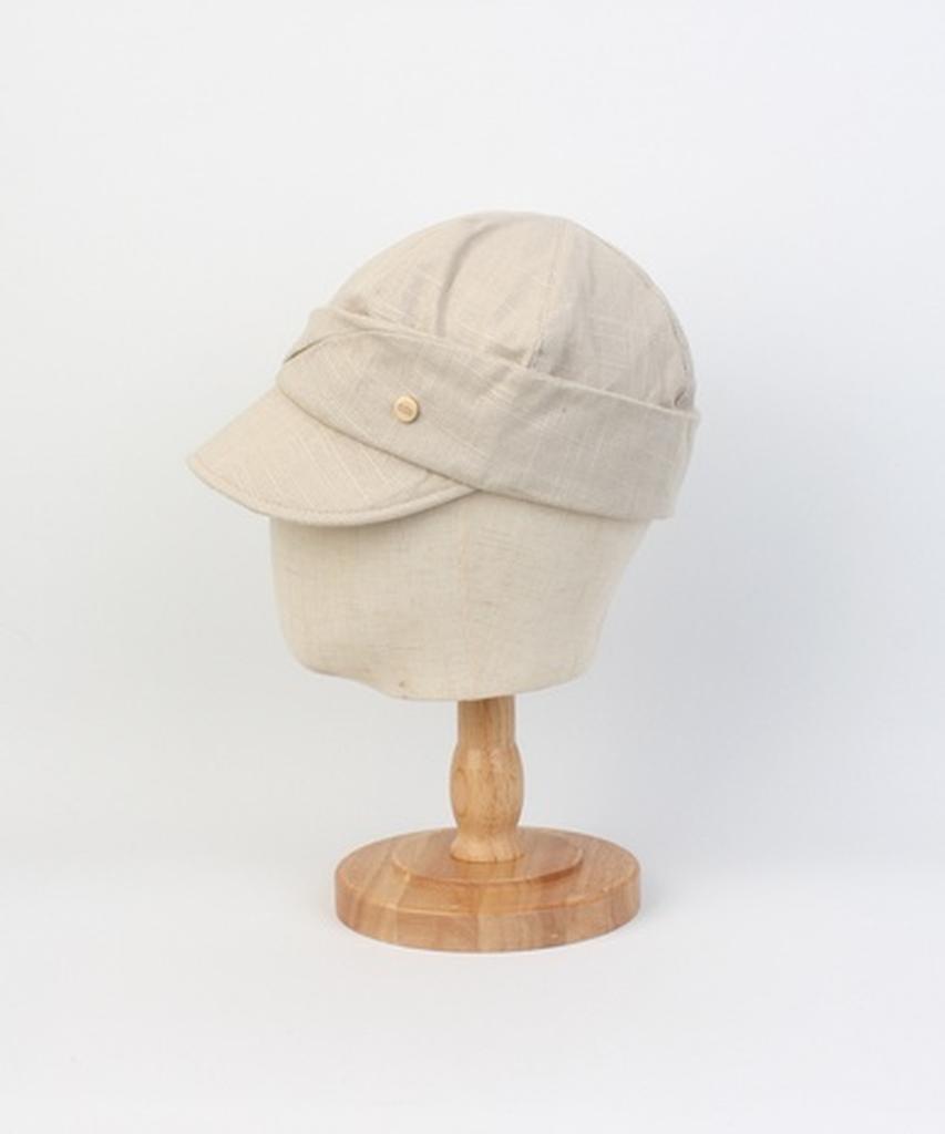 Yunibeosyeolkemiseuteuli Linen Bowl Beige Marine Cap