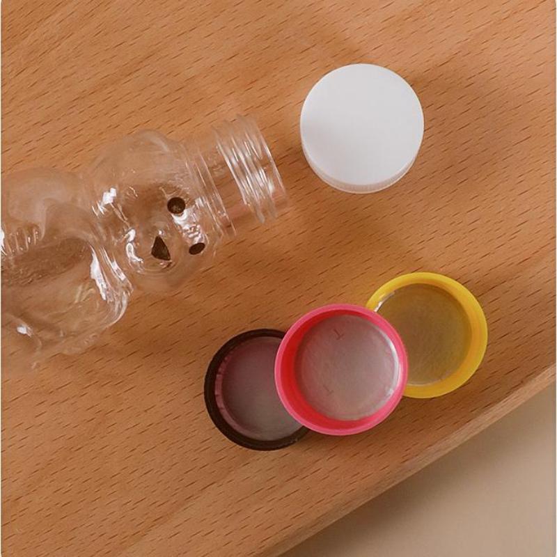 1/4Pcs Mini Bear Sauce Bottles Small Condiment Containers Portable Squeeze Bottle For Picnic Travel Kitchen Supplies Soy Sauce
