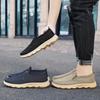 Fashion Men Canvas Shoes Fashion Breathable Casual Shoes for Men Light Non-slip Loafers Outdoor Non-slip Walking Shoes Men Sneakers New