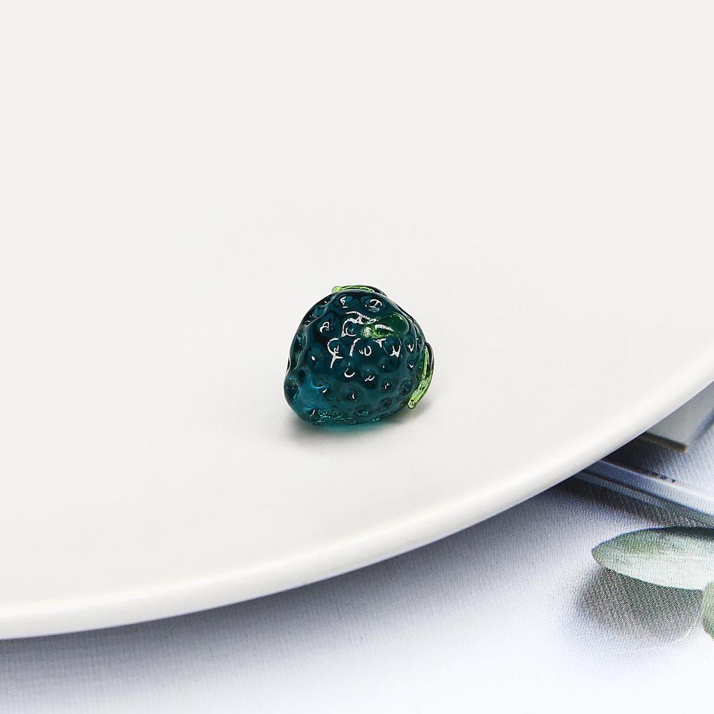 Strawberry Glazed Beads for DIY Jewelry: Bracelet, Pendant, Earrings, Necklace, Hairpins Accessories.