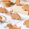 Natural Wood Cabinet Knob Lovely Dinosaur Drawer Pulls Decorative Furniture Handles for Children Room Wardrobe Knob