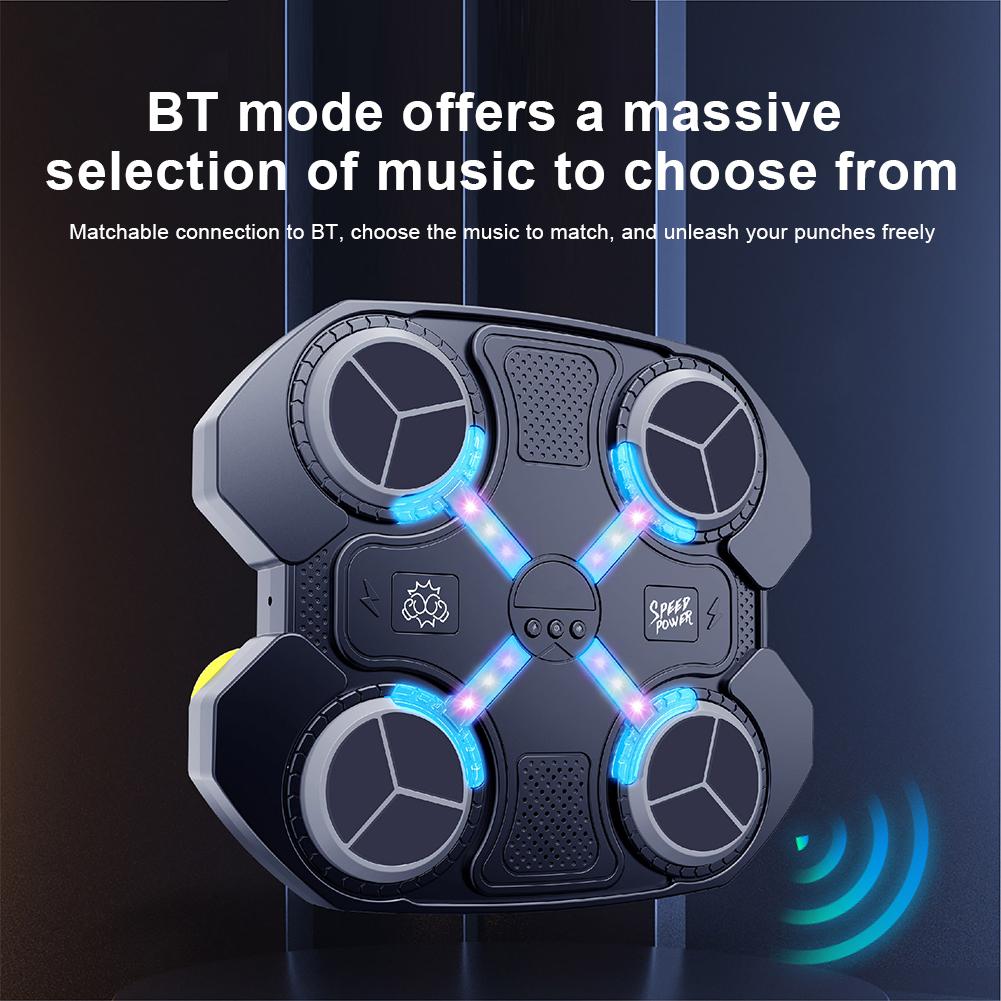 Intelligente Musik Boxmaschine Boxtraining Wandzielscheibe Kinder Sport Fitness RGB Licht Boxtrainer Heim Schlag Ausrüstung