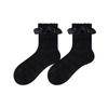Socks Autumn Mid-Leg Socks Lace Mesh Breathable Cotton Socks Sweat-Absorbing Anti-Odor Antibacterial Lolita Socks Socks Industry