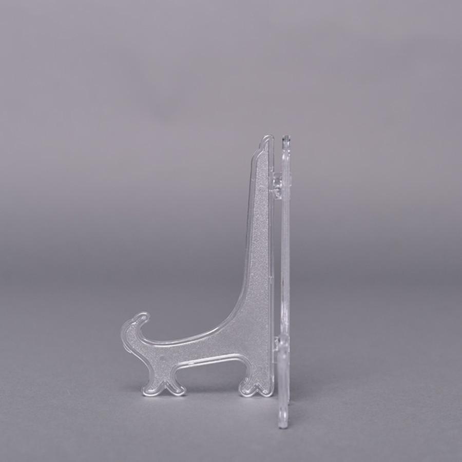 Clear Plastic Hanging Plate and Tray Stand