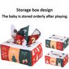 Christmas Baby Montessori Toys Baby Tissue Box Toy for Babies Christmas Party Favor for Boys Girls Stocking Stuffers Gifts