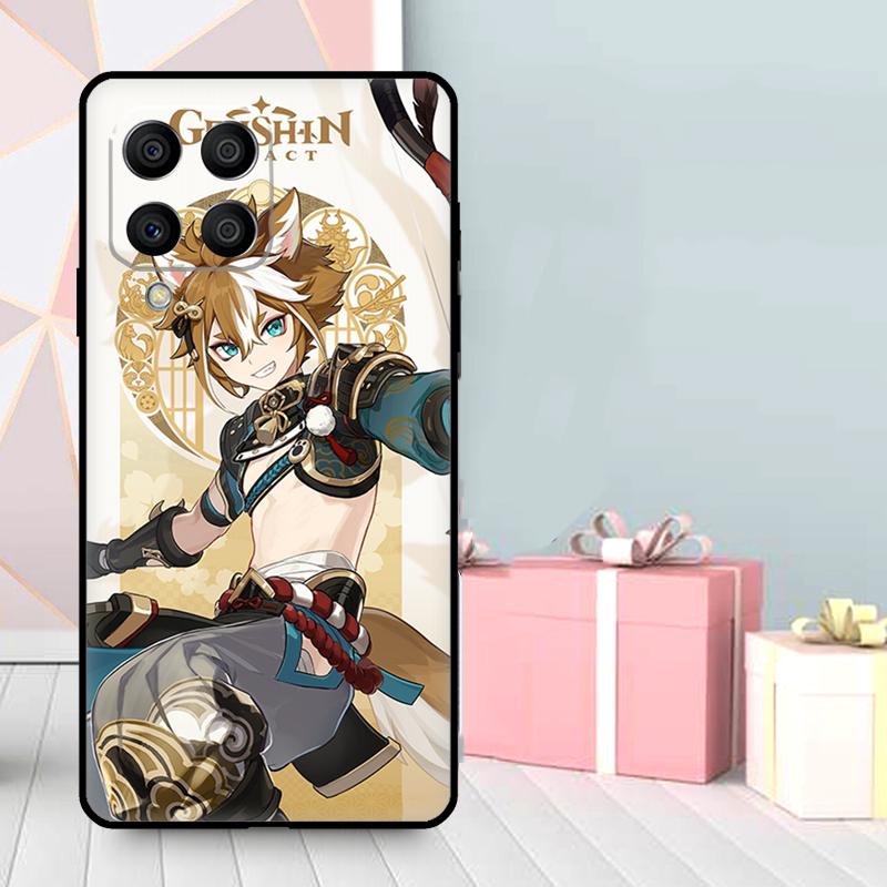 Genshin Impact Gorou Case For Samsung Galaxy M35 M56 M12 M06 M32 M52 M55 M15 M11 M13 M14 M16 M36 M31 M53 M34 M54