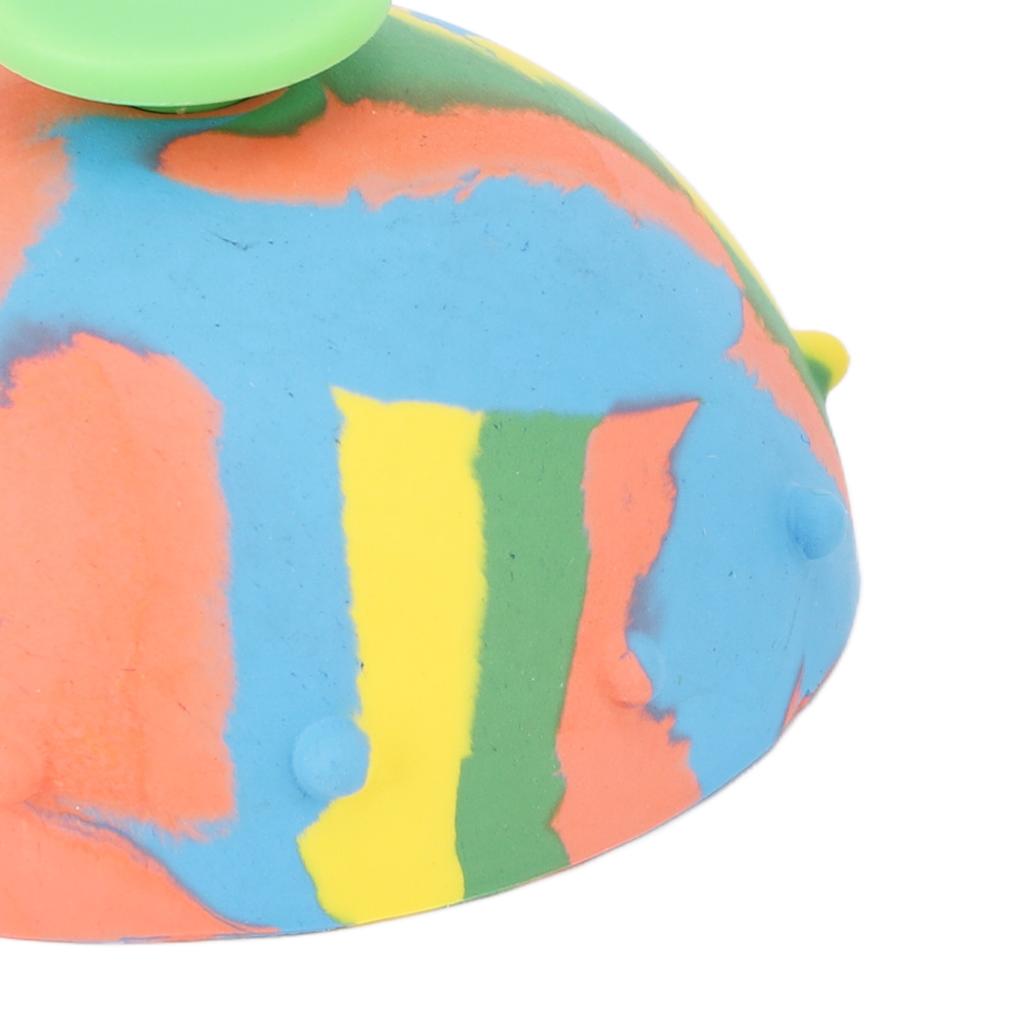 2pcs Bounce Bowls Fidget Toys Rubber Camouflage Bouncing Bowls Durable Jumping Bounce Fidget Toys for Home School Yard Playground