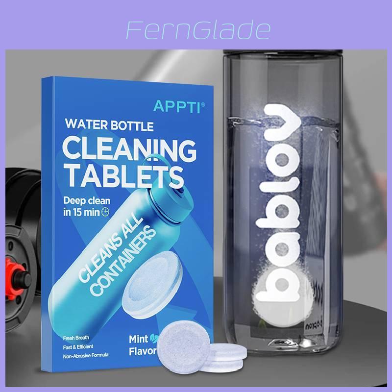 Water Bottle Cleaner Tablets With Active Ingredients For Removal Of Limescale And Stains