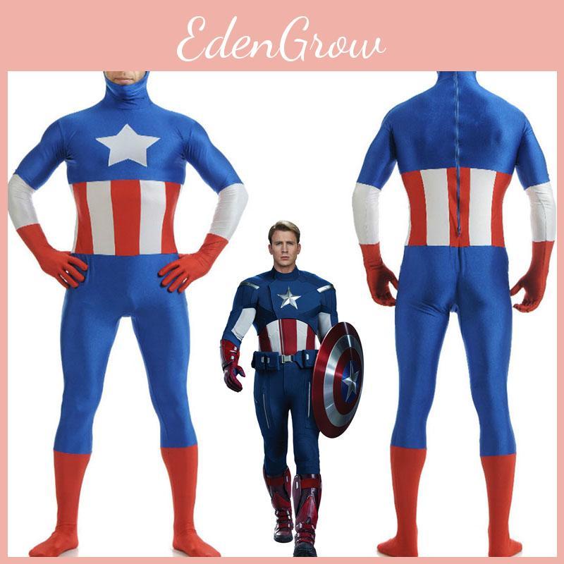 Stunning Avengers Superhero Captain Costume With Exquisite Workmanship For Adults