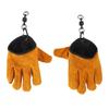 BBQ Gloves Cowhide Heat Proof Anti Scald Fireplace Gloves for Kitchen Cooking Grilling Smoking
