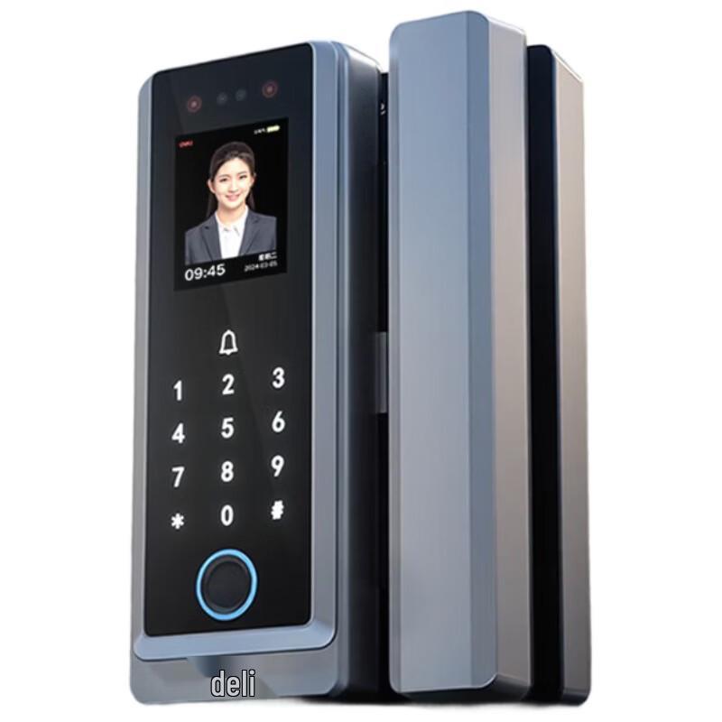 Deli AL220 Smart Glass Door Face & Fingerprint Access Control