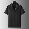 Dibinze Men's Plus Size Lapel Polo T-Shirt