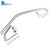 Real Soft Carbon Fiber For Toyota Camry 2018 2019 2020 2021 2022 2023 2024 LHD RHD Car Passenger Instrument AC Outlet Sticker