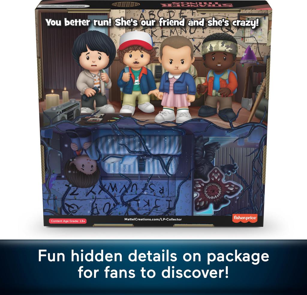 Little People Collector Stranger Things Castle Buyers Special Edition Set for Adults 6 Display Packaging Included & Fans, Figures,