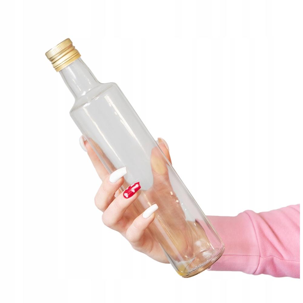 Butelka Dorica 500Ml Bezbarwna Na Oliwę Nalewki Ocet Sok Syrop 0,5L