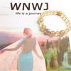 Natural Golden Rutilated Quartz and Citrine Crystal Bracelet for Women, Unique Design, Simple and Personalized Gift