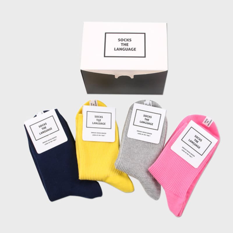 

SOCKS THE LANGUAGE Prima Socks 4SET FREE