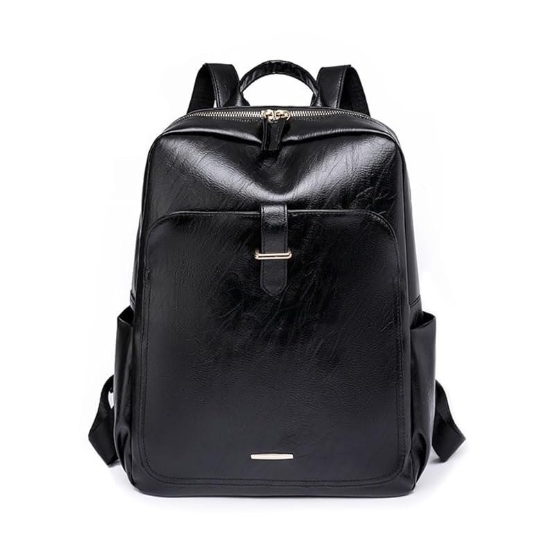 

[ninon] Ninon backpack ladies commute Commuting to school girls large capacity A4 lightweight simple square uneven dyeing PU leather rucksack backpack