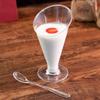 10Pcs Dessert Cups Clear Plastic Mini Goblets for Tiramisu Pudding Jelly Mousse Ice Cream Party Banquet Catering Use