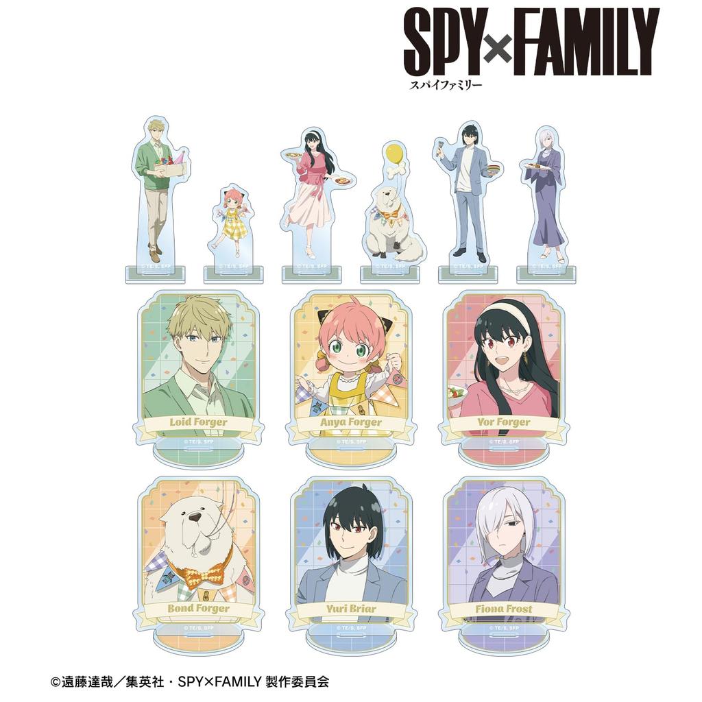 SPY x FAMILY Originale Feiertagsparty Trading Acryl Box mit 12 Ver. Stände,