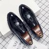 Mode Neue Quasten Freizeit Slipper Herren Lederschuhe Mode Hochzeitsfeier Schuhe Luxus Herren Designer Business Flats Schuhe Übergröße 38-47