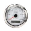 Marine 85Mm Tachometer Speedometer LCD Hour Meter 0-3000 RPM 12V/24V Red Backlight Odometer