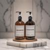 500ml Seifenspender mit Etiketten Handpumpflasche Kunststoff Leer Kosmetischer Flüssigkeitsbehälter HANDSEIFE/ GESCHIRRSEIFE/ KÖRPERWASCHMITTEL