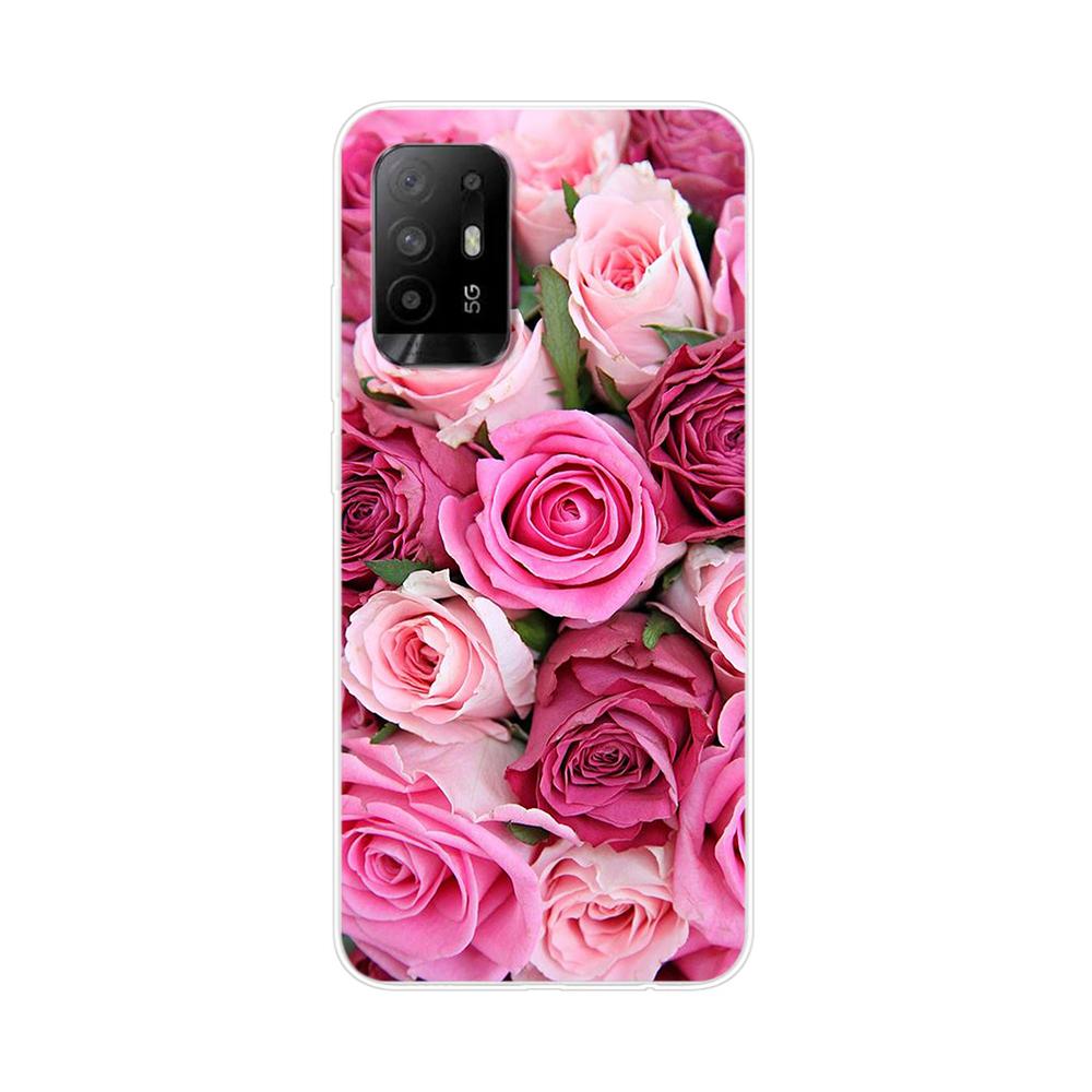 Hülle für Oppo Reno5 Z Hülle Blume Tier Hülle Silikonhülle für OPPO Reno 5Z Reno 5 Z 5G 6.43'' Hülle Bumper Handyhülle Coque