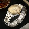 WWOOR Men's Watches Causal Fashion Original Quartz Watch for Man Waterproof Stainless Steel Luminous Date Week Trend Dress Reloj