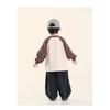 Boys Loose Long Sleeve Cotton T Shirt Raglan Sleeve Casual Kids Tops For Toddler Children
