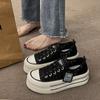 Fashion Canvas Shoes for Women Breathable Spring Autumn High On Platform Woman Footwear Comfortable and Elegant Offer Vulcanized Shoe 39