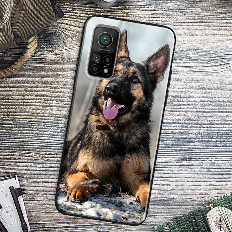 German Shepherd Dog Cover For Xiaomi 15 Ultra 13 14 11T 12T 13T 14T Pro POCO X6 X7 Pro X3 X5 F5 F6 M6 Pro Case