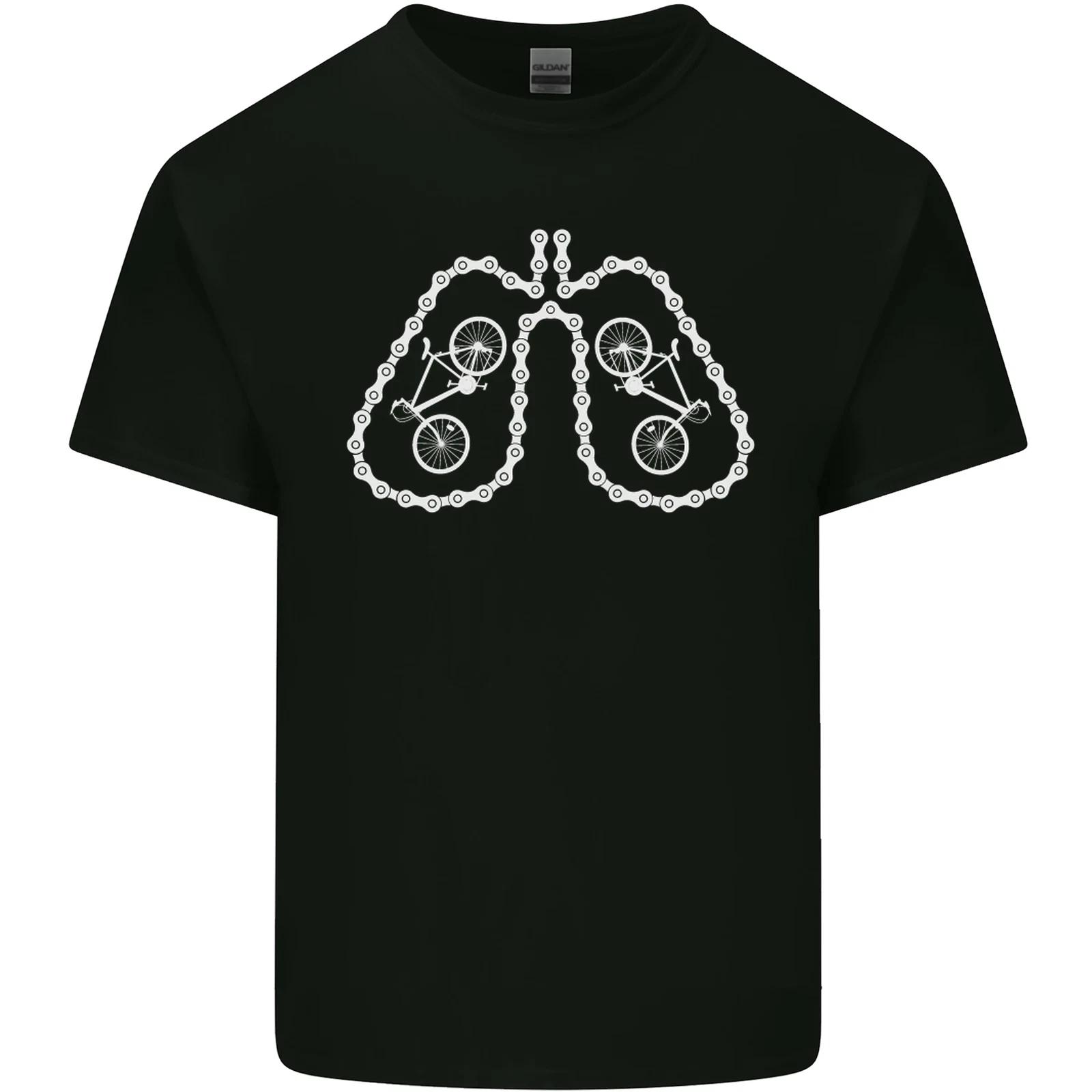 Bicycle Lungs Cyclist Funny Cycling Bike Kids T-Shirt Childrens XL
