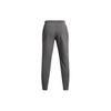 Under Armour Solid Color Mid-Rise Knitted Sports Pants Men Gray 1376800-025