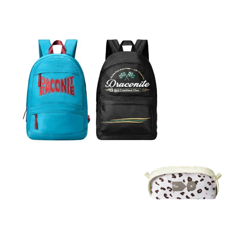 DRACONITE Polyester Backpack Regular Unisex Blue DRA1088