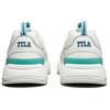 FILA Rayflide Textile, Synthetic Leather Low top Casual Shoes Unisex White Blue Green Korean Style 1RM02120E_143