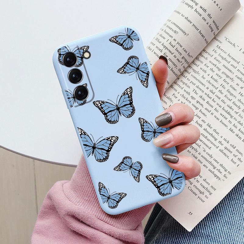Case For Samsung Galaxy S22 S 22 Plus Ultra Phone Cover Cute Cartoon Candy Painted Soft TPU Coque For Samsung S24 S25 Plus Funda