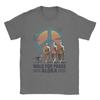 Walk for Peace Monks with Aloka Dog T Shirt Unisex Women Cotton Novelty TShirt Tee Shirt Short Sleeve Clothes Printed