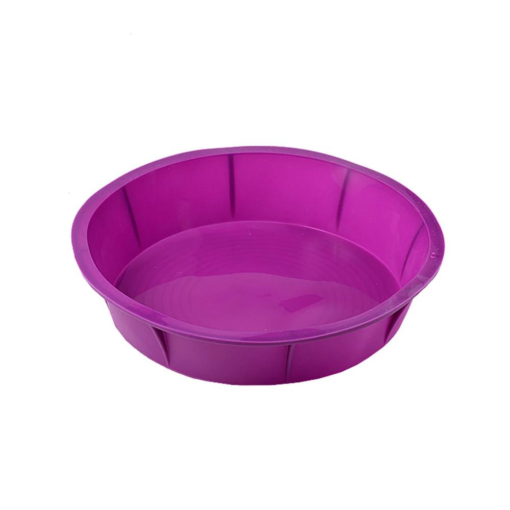 Duha Vrstvená Silikonová Forma na Dort Odolná Vysokým Teplotám Kulatá Pečicí Forma Kuchyňská Domácí Trouba Forma na Pečení Embrya Dortu