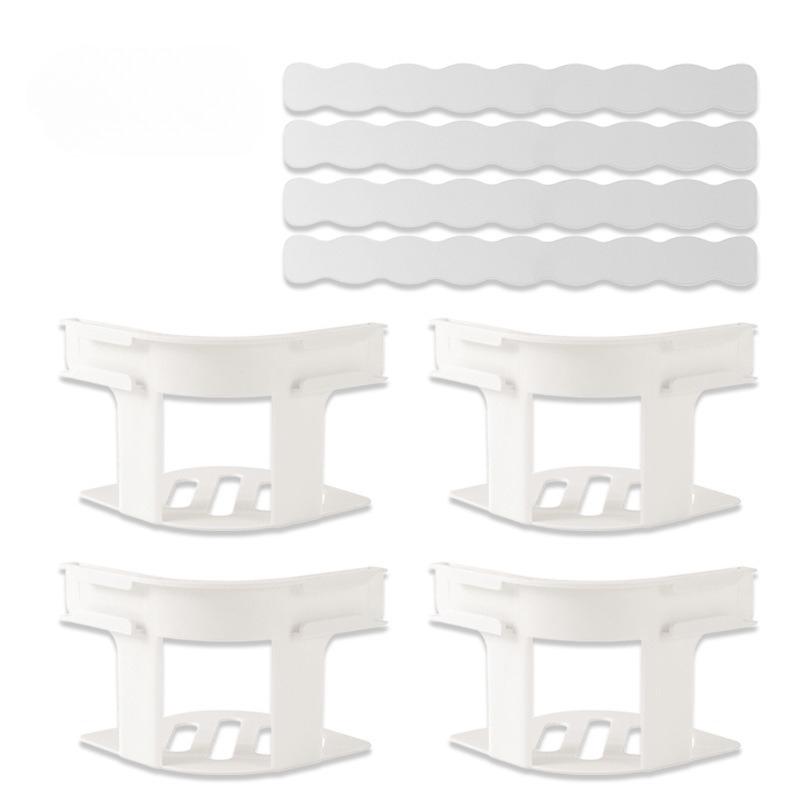 4pcs Bed Lock Sheet Holders Fitted Sheet Clips Fit All Mattress Size Heavy Duty Corner Fitted Sheet Straps Bedsheet Grippers белый